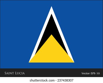 Flag of Saint Lucia