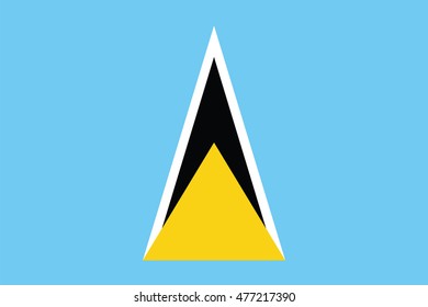 Flag of Saint Lucia

