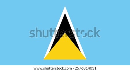 Flag of Saint Lucia logo vector