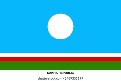 Flag of SAKHA REPUBLIC, SAKHA REPUBLIC national flag