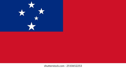 Bandeira de Samoa, Bandeira Nacional