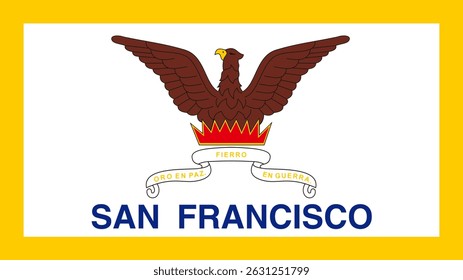 Flag of San Francisco 16:9 Format, San Francisco Flag