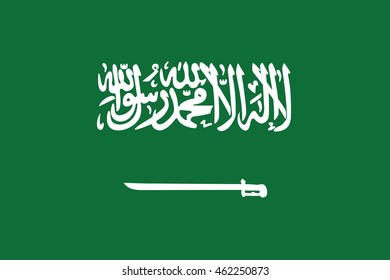 Flag of Saudi Arabia.