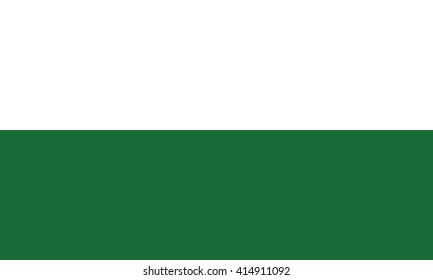 Flag of Saxony or Sachsen state of Germany. Vector illustration.
