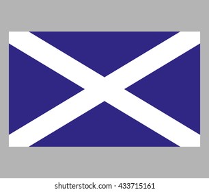 The flag of  Scotland