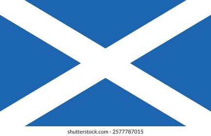 Flag of Scotland logo vector