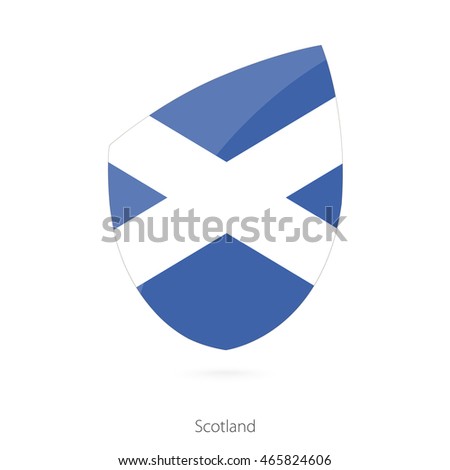 Flag of Scotland. Vector Illustration.