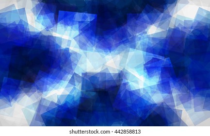 Flag of Scotland in Vector Square Design