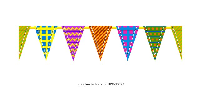 Flag seamless pattern - vector illustration