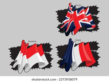 flag series for background or wallpaper 2