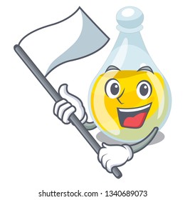 With flag sesame oil in the character shape