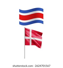 flag set vector, art, icon, clipart