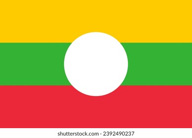 Flag of Shan State (Republic of the Union of Myanmar, Burma)