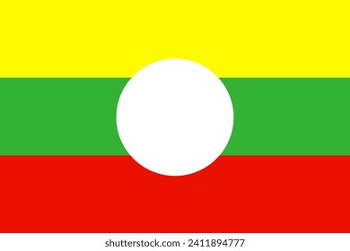 Flag of Shan State (Republic of the Union of Myanmar, Burma)