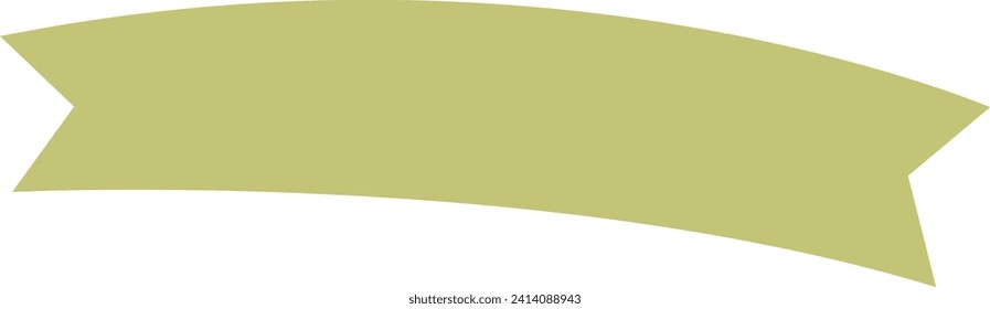 Flag Shape Banner Vector Illustration