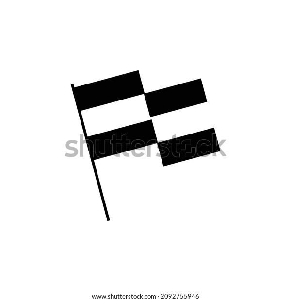 Flag\
shape black color flag vector flag used in\
games
