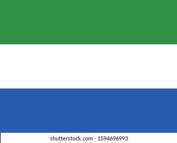 Flag of Sierra Leone -Sierra Leone flag