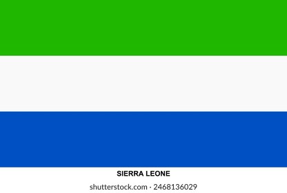 Flag of SIERRA LEONE, SIERRA LEONE national flag