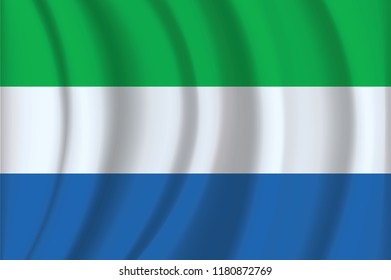 Flag of Sierra Leone (Republic of Sierra Leone)