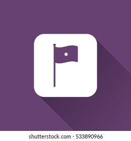 flag sign. icon design