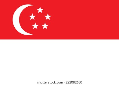 Singapore Flag Stock Illustration 296802170 | Shutterstock