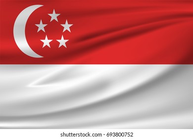 Flag of singapore