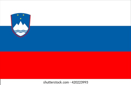 Flag of Slovenia vector image