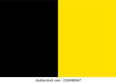 Flag of Sneek, the second city of the province of Friesland of the Netherlands. Accurate proportion and official colors.