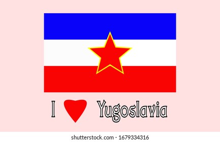 Flag Of The Socialist Federal Republic Of Yugoslavia