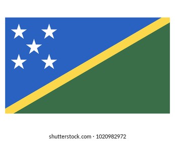 Flag of Solomon Islands