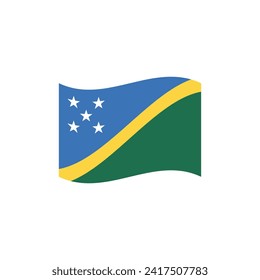 flag of Solomon Islands vector symbol