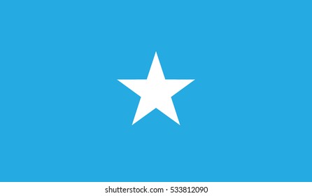flag of somalia vector icon illustration eps10
