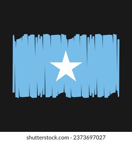 Flag of Somalia Vector Illustration