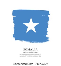 Flag of Somalia vector illustration