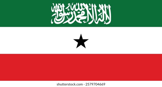 Flag of Somaliland logo vector