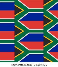 Flag South Africa texture vector illustration 