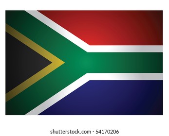 flag of South Africa vector