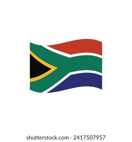 Flag of South Africa vector symbol sign