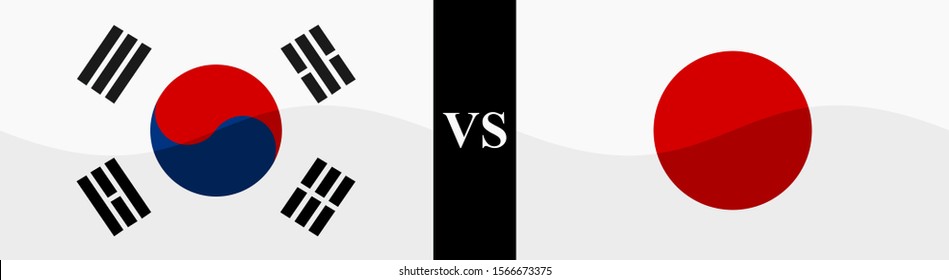 flag of south korea vs japan