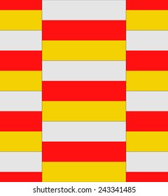 Flag South Ossetia texture vector illustration 