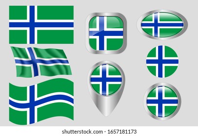 Flag of South Uist, Scotland