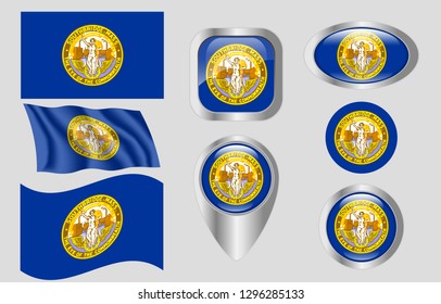 Flag of Southbridge, Massachusetts