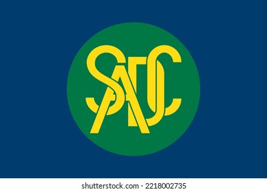 Flag Of Southern African Development Community, SADC,