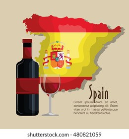 flag spain music design