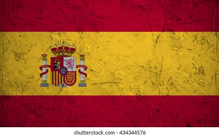 Flag of Spain or Spanish banner