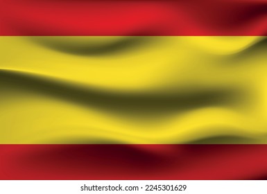 Flag of Spain, vector illustration