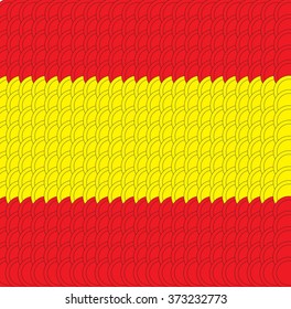 Flag of Spain. Vector illustration