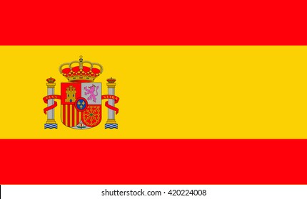 Flag of Spain vector image