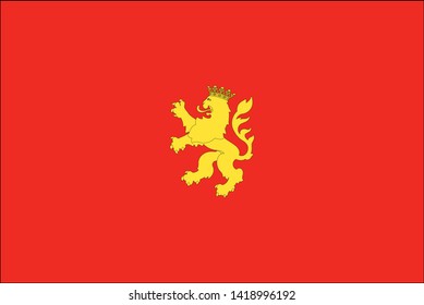 Flag of the Spanish City of Zaragoza 