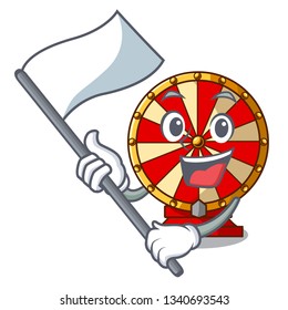 With flag spinning wheel attached the cartoon wall